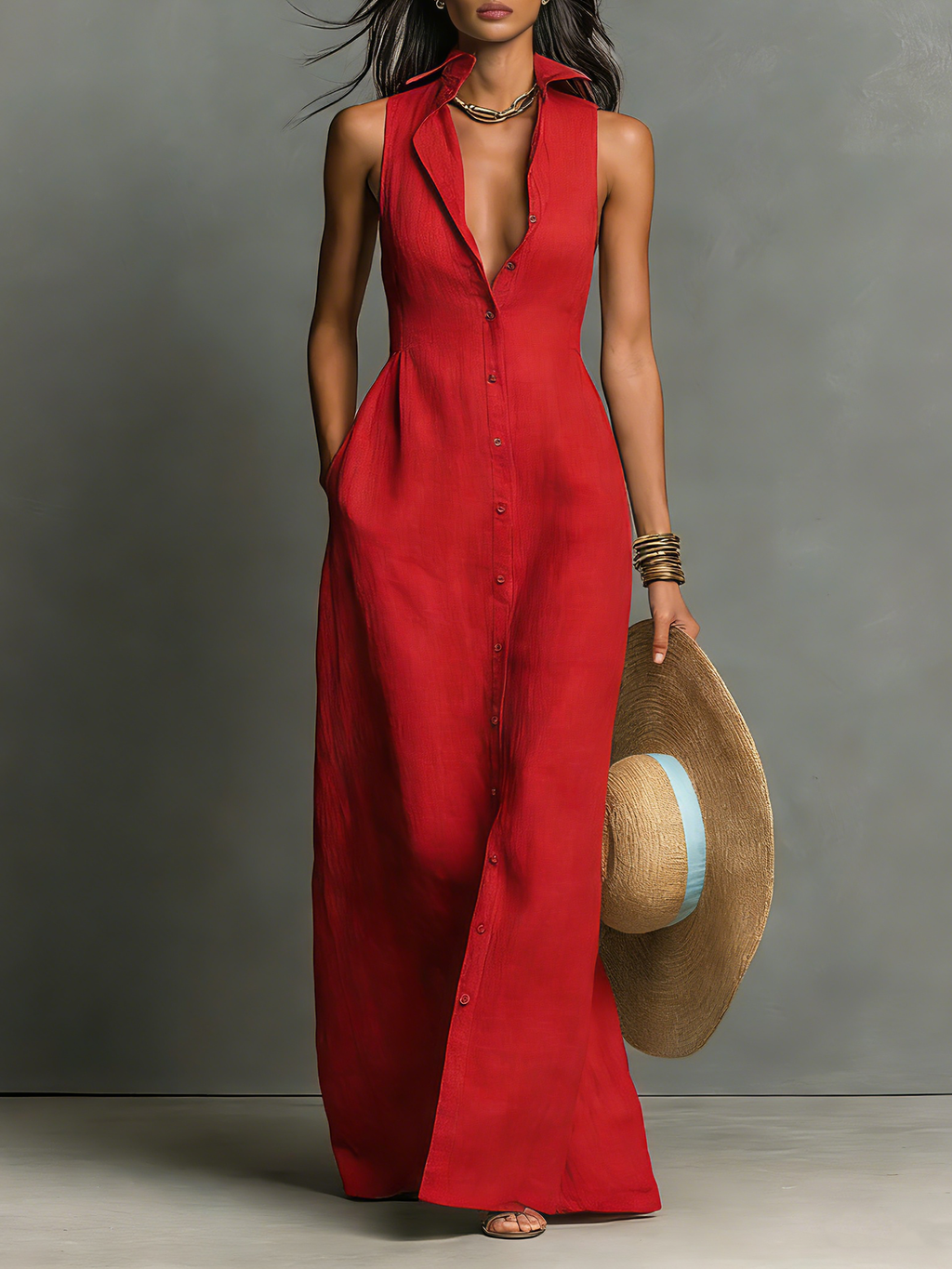 Robe Chemise en Lin