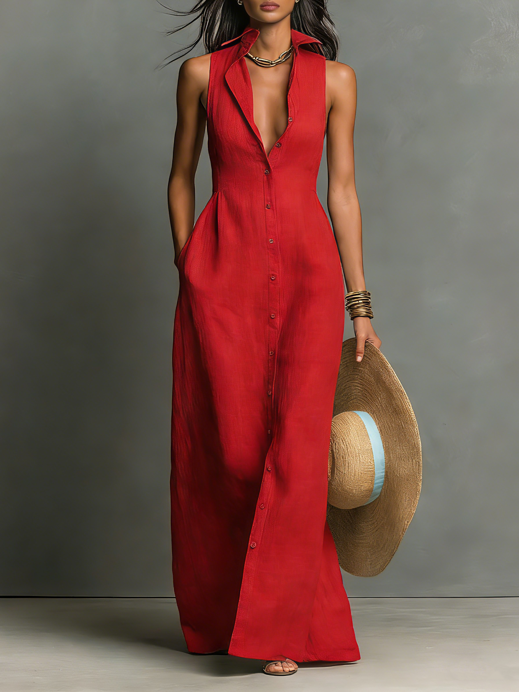 Robe Chemise en Lin