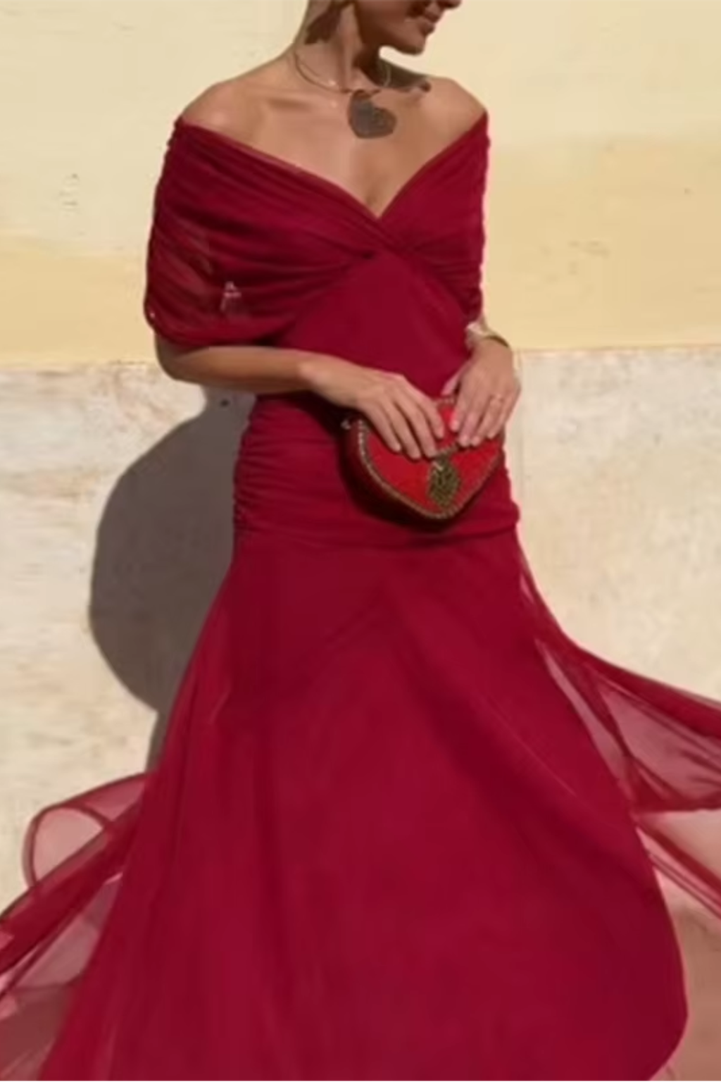 Robe Sophie à col en V