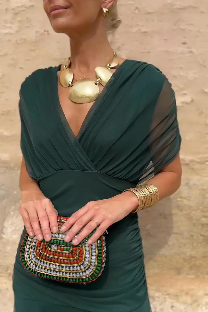 Robe Sophie à col en V