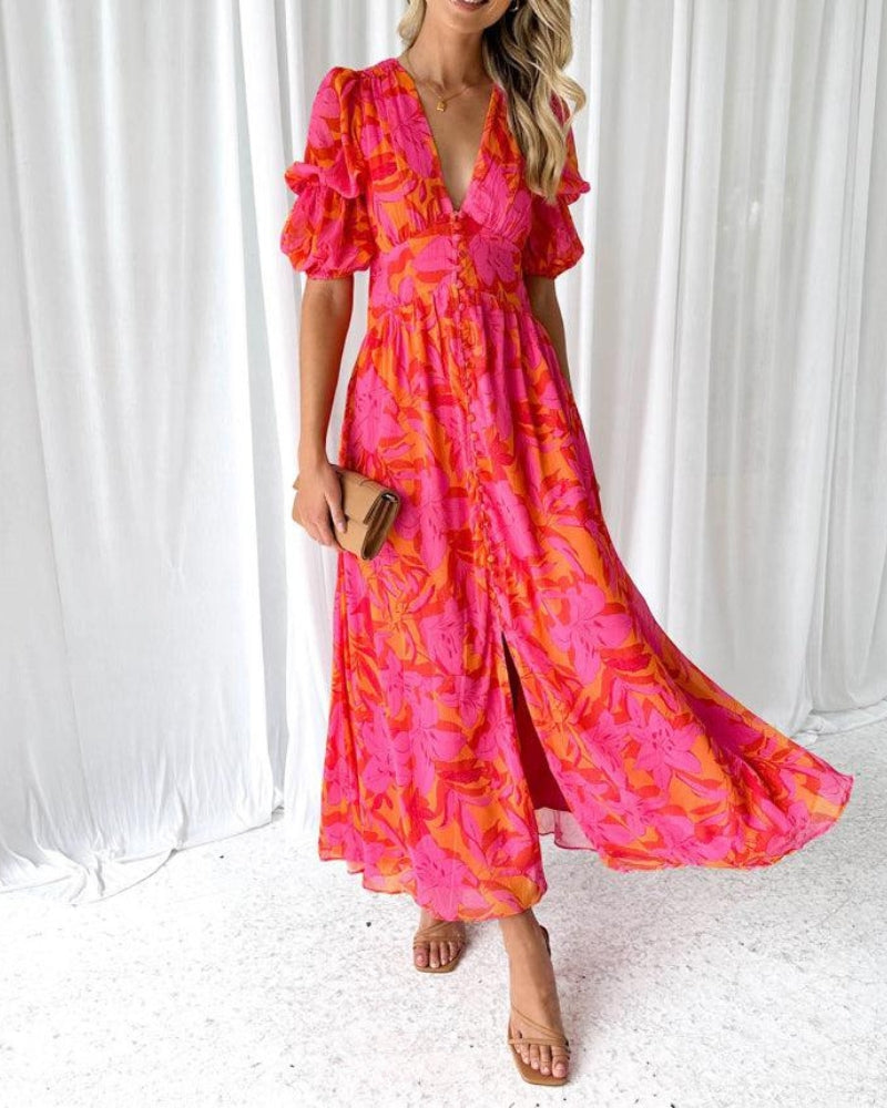 Robe longue couleur sable (ÉDITION LIMITÉE !)