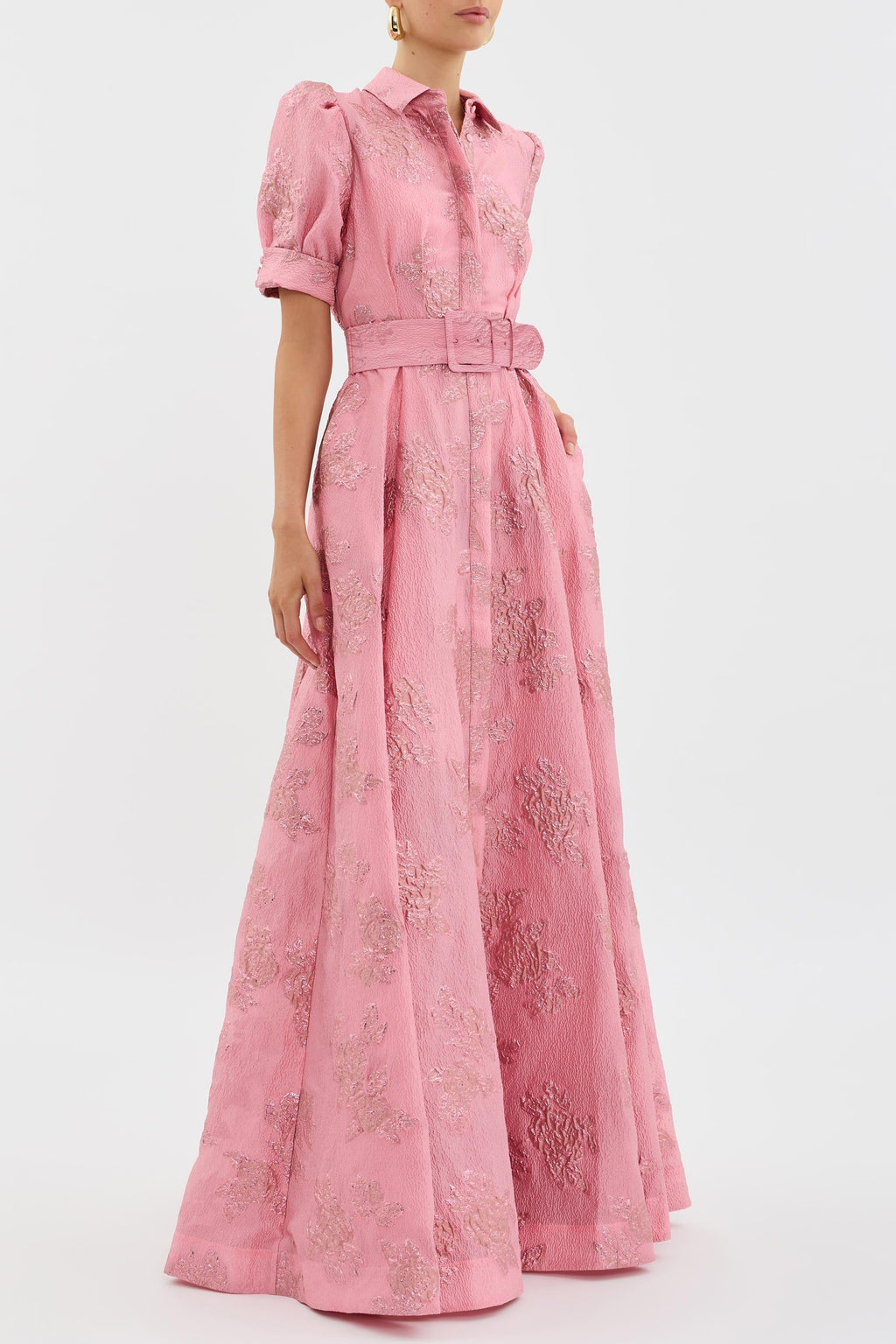 Amalia - Robe Longue à Manches Bouffantes