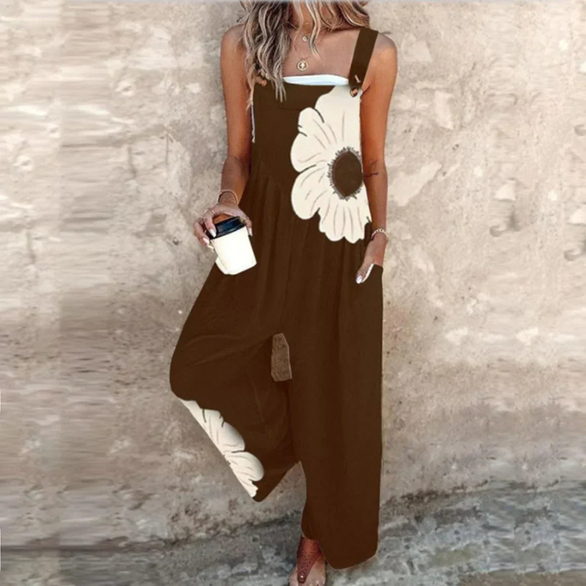 Combinaison imprimée ultra-confortable pour un style chic et décontracté