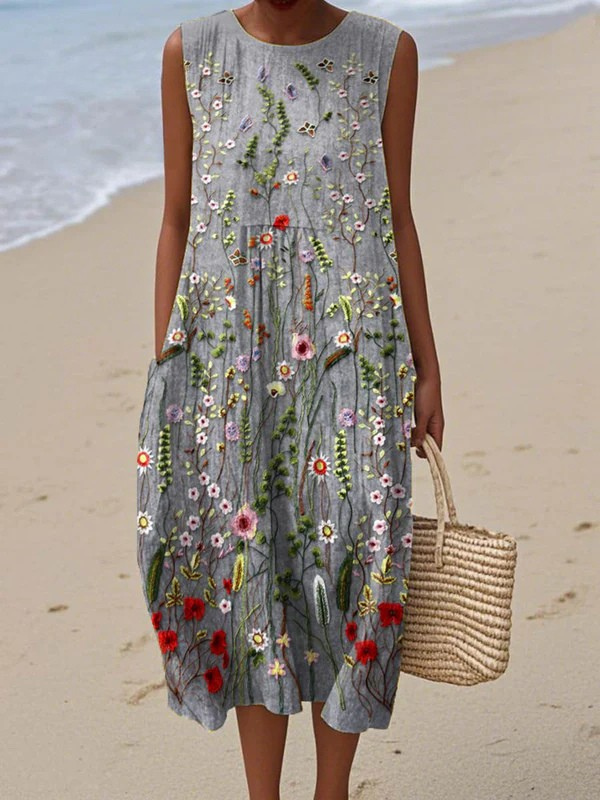 Jade| Robe d'été légère sans manches