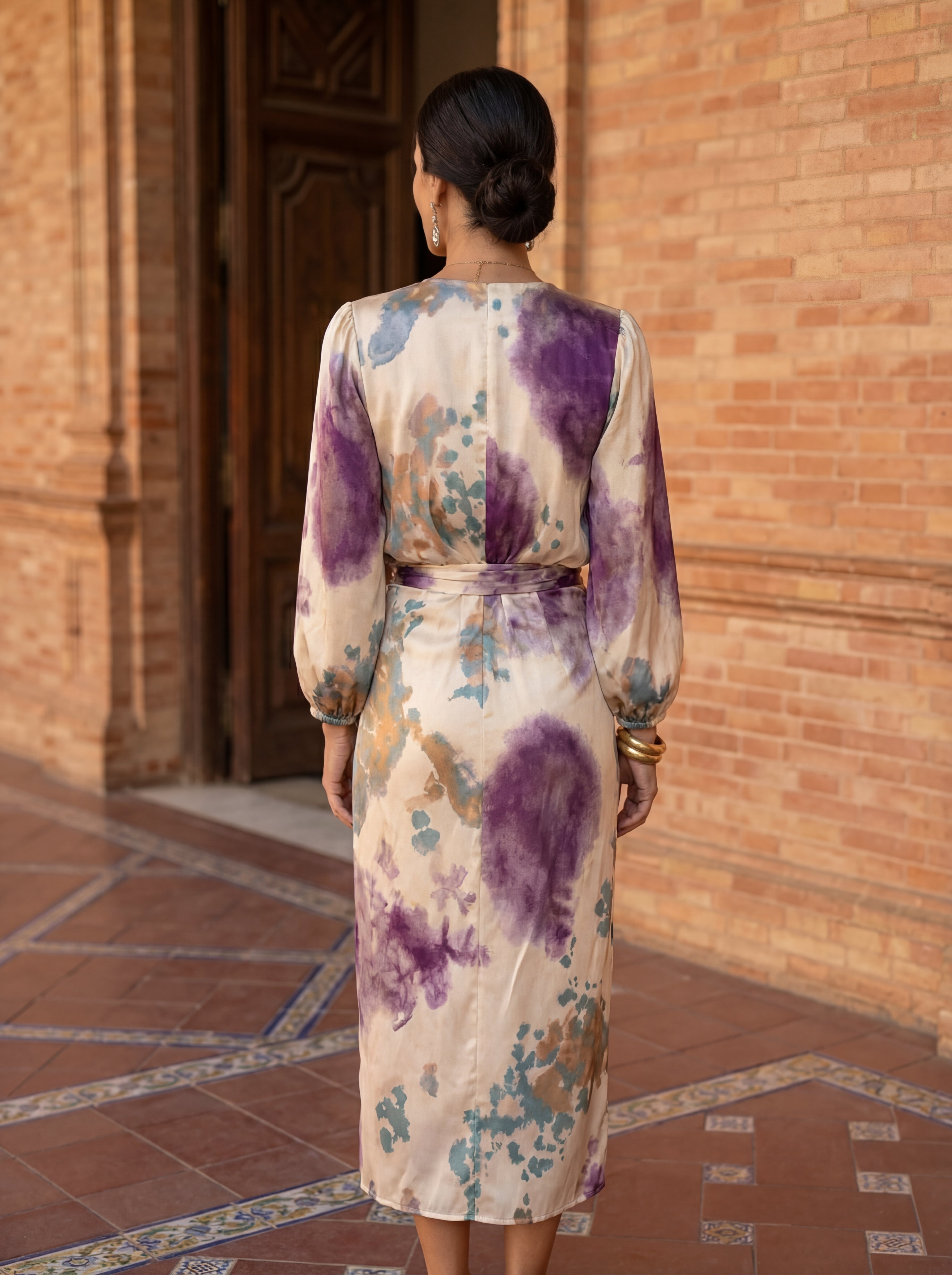 Robe Valeria à col en V