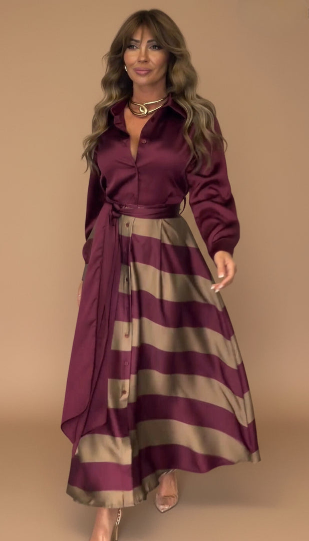 Robe Rioja - Élégante avec nœud