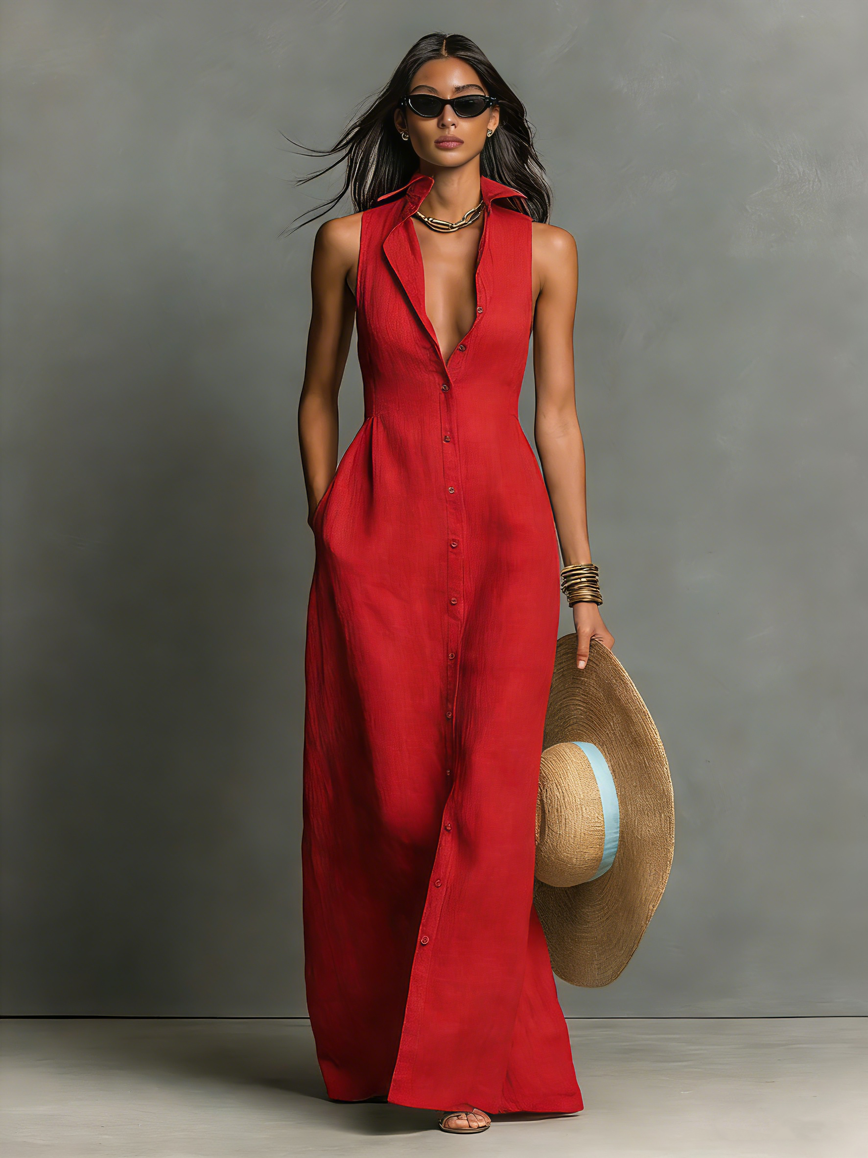 Robe Chemise en Lin