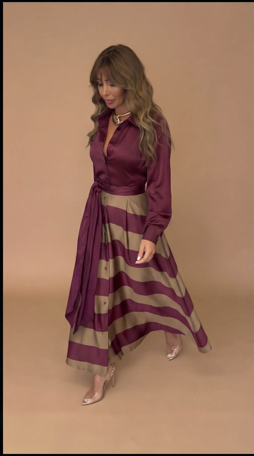 Robe Rioja - Élégante avec nœud