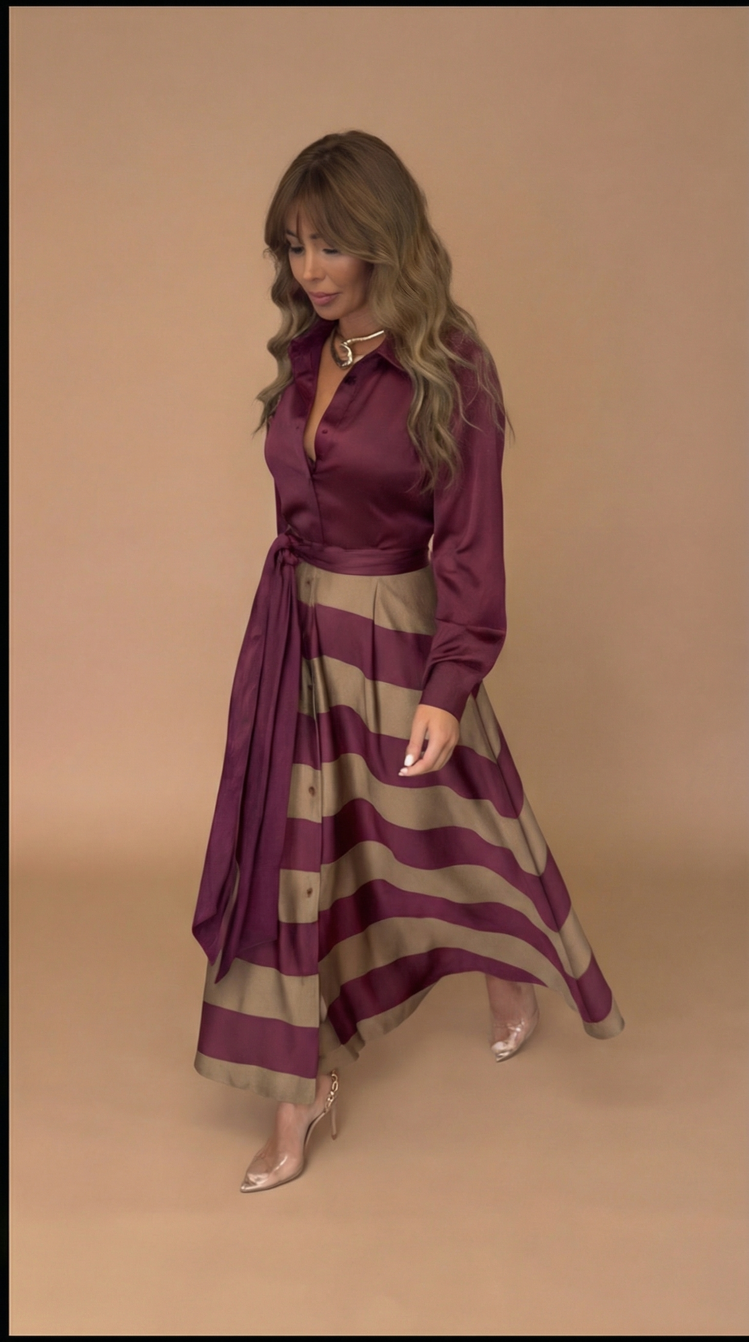 Robe Rioja - Élégante avec nœud