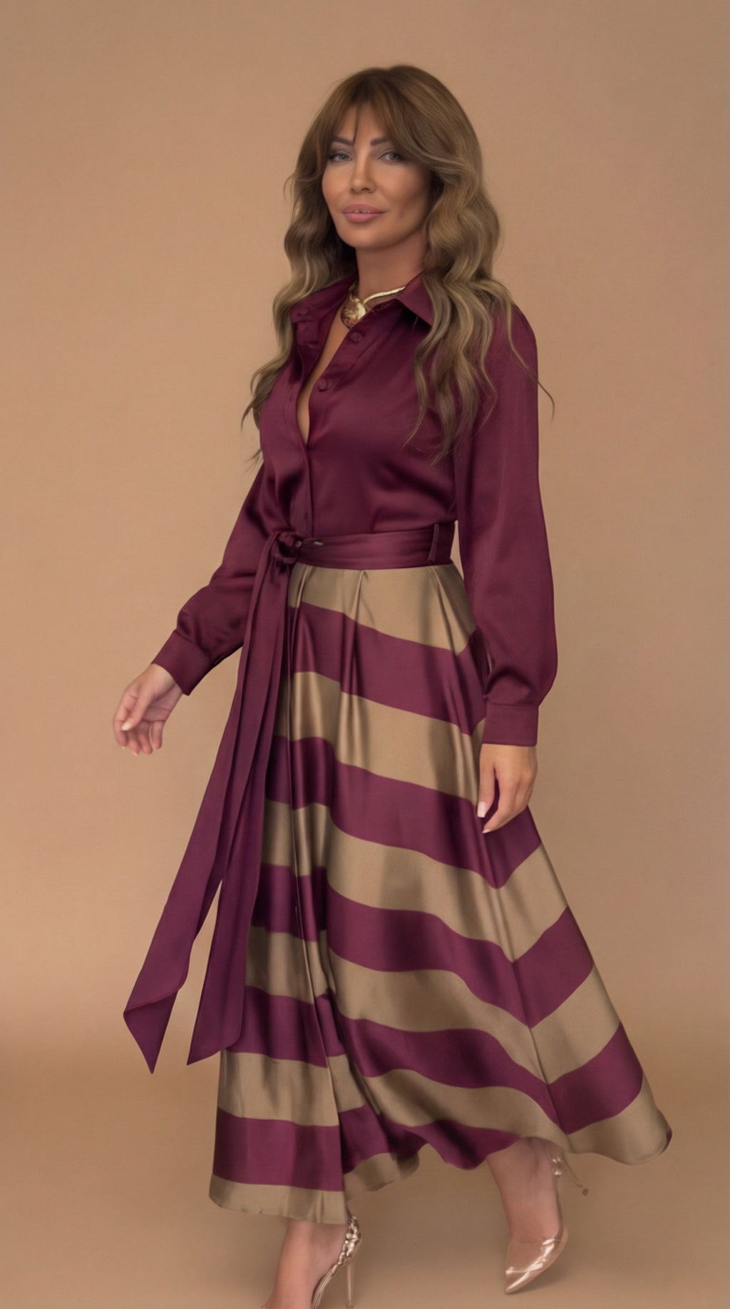 Robe Rioja - Élégante avec nœud