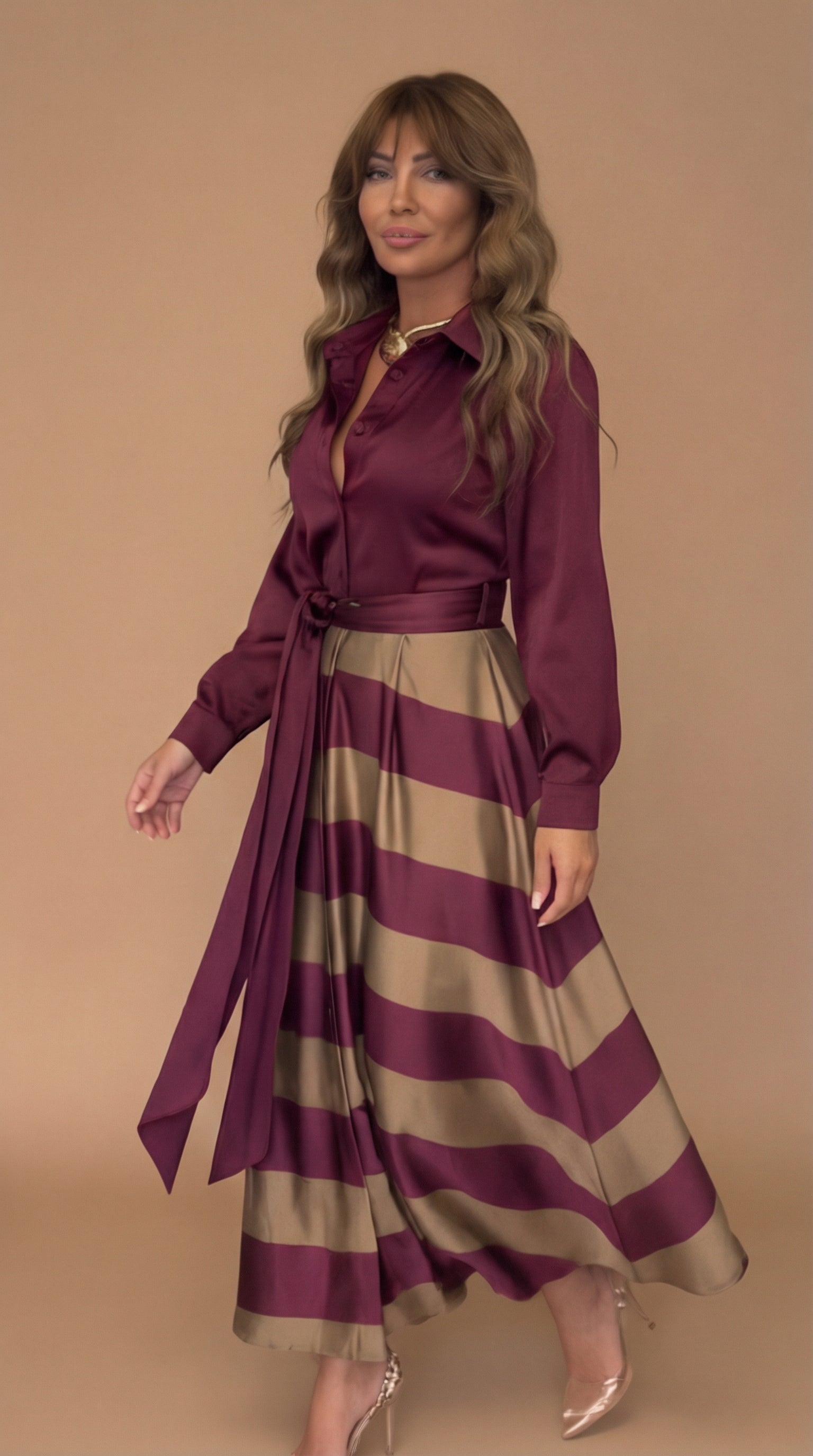 Robe Rioja - Élégante avec nœud