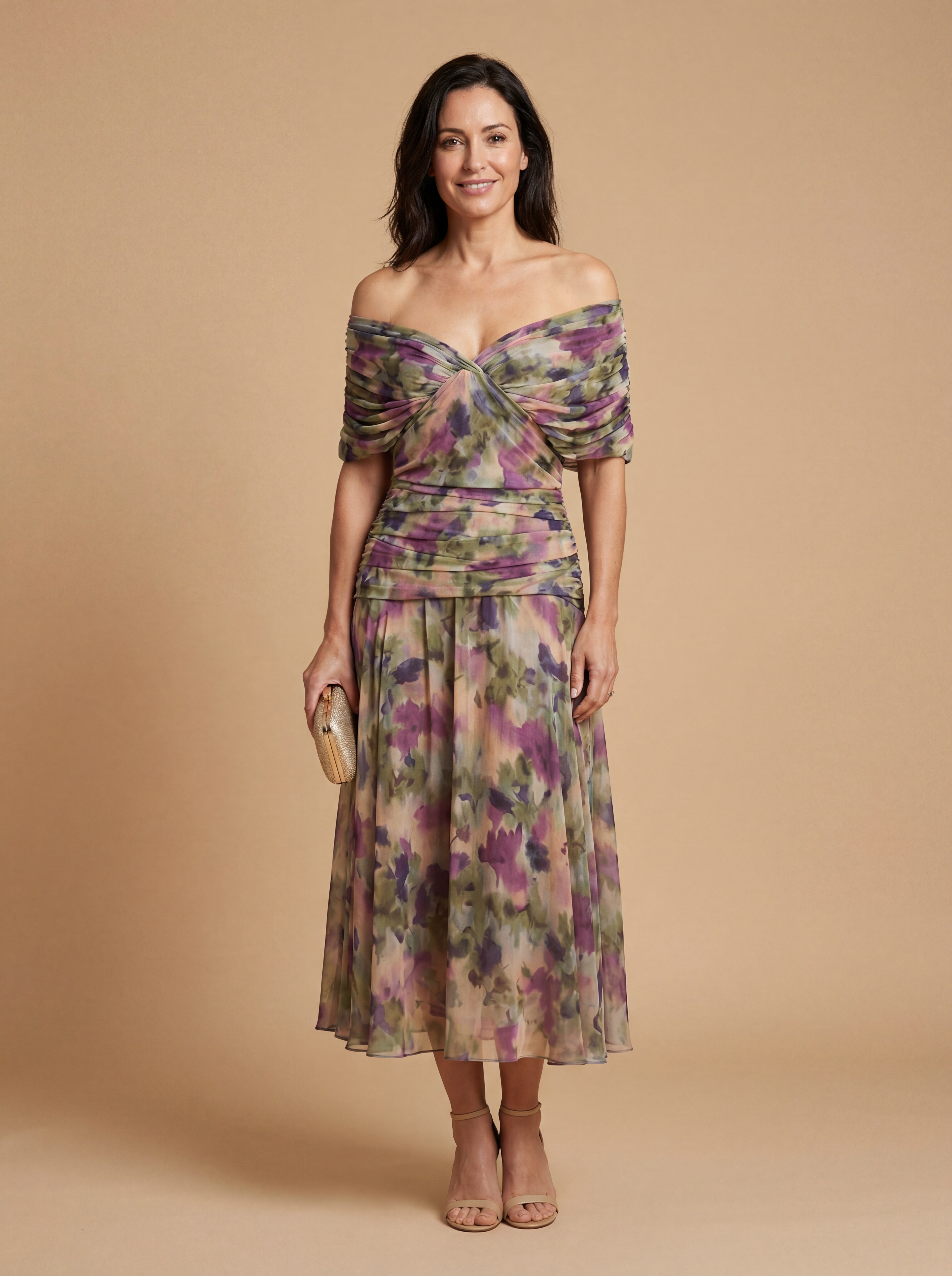 Robe Sophie à col en V
