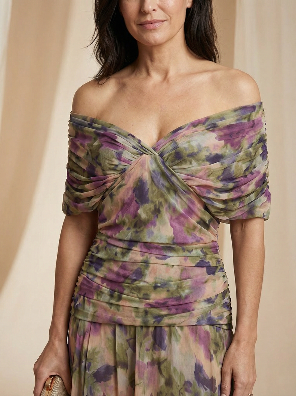 Robe Sophie à col en V