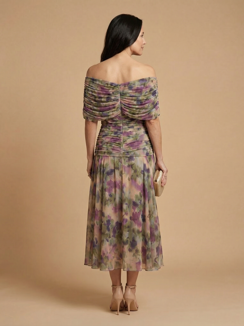 Robe Sophie à col en V