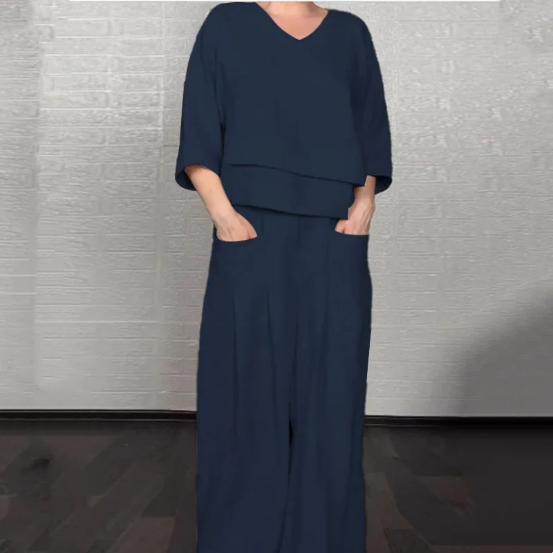 Lisa | Ensemble fluide en coton et lin