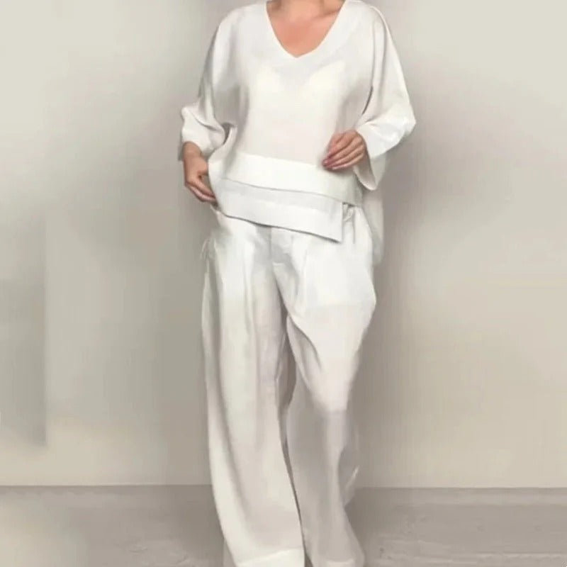 Lisa | Ensemble fluide en coton et lin