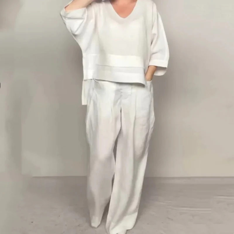 Lisa | Ensemble fluide en coton et lin
