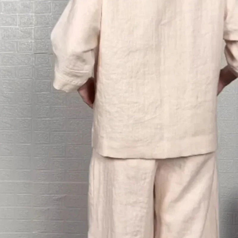 Lisa | Ensemble fluide en coton et lin