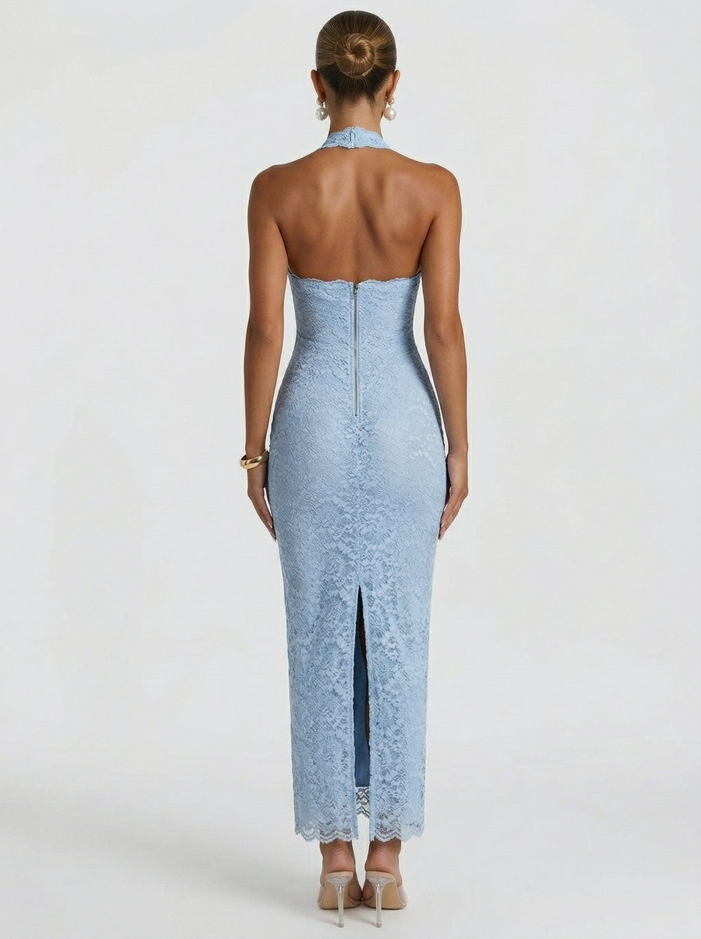 Lia – Robe longue en dentelle
