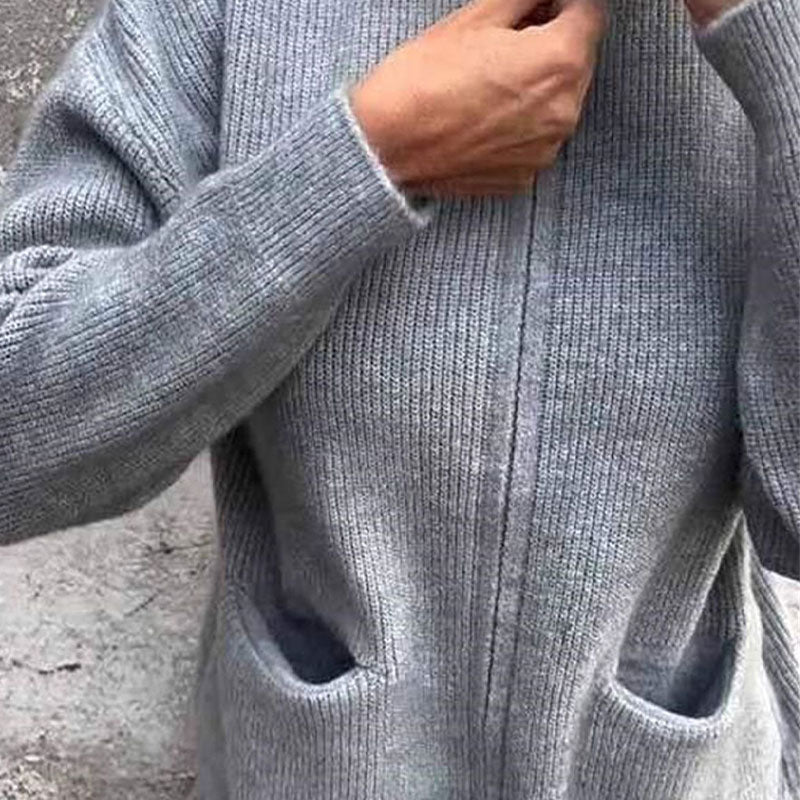 Cardigan confortable avec zip